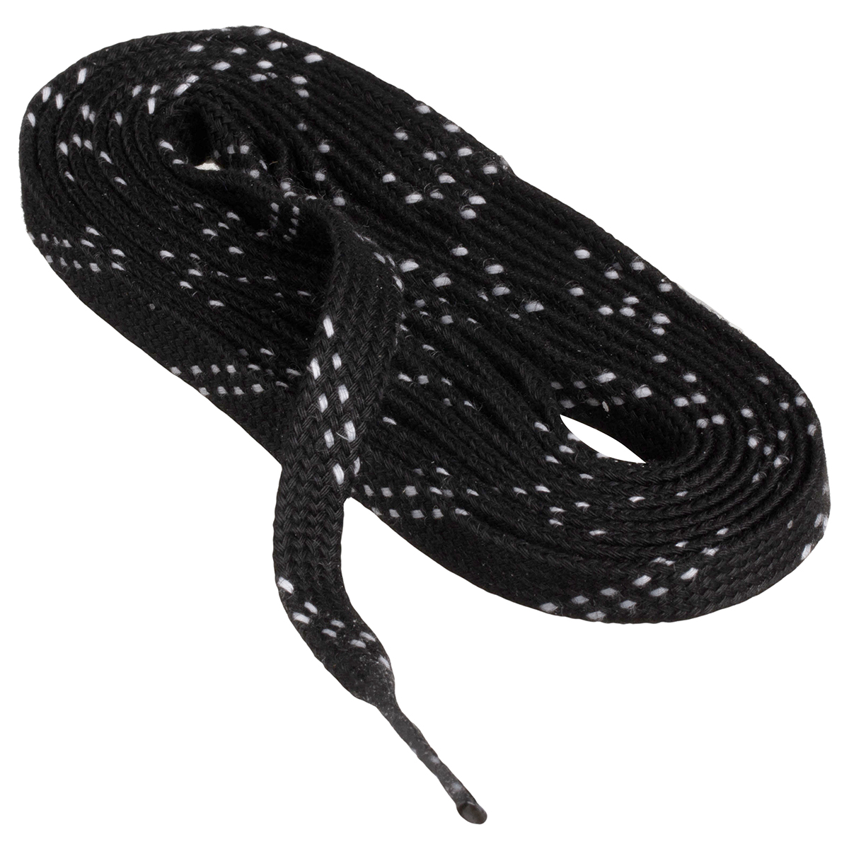 Tkaničky # 60W Black Wide Wax Double Tracer Waxed Lace