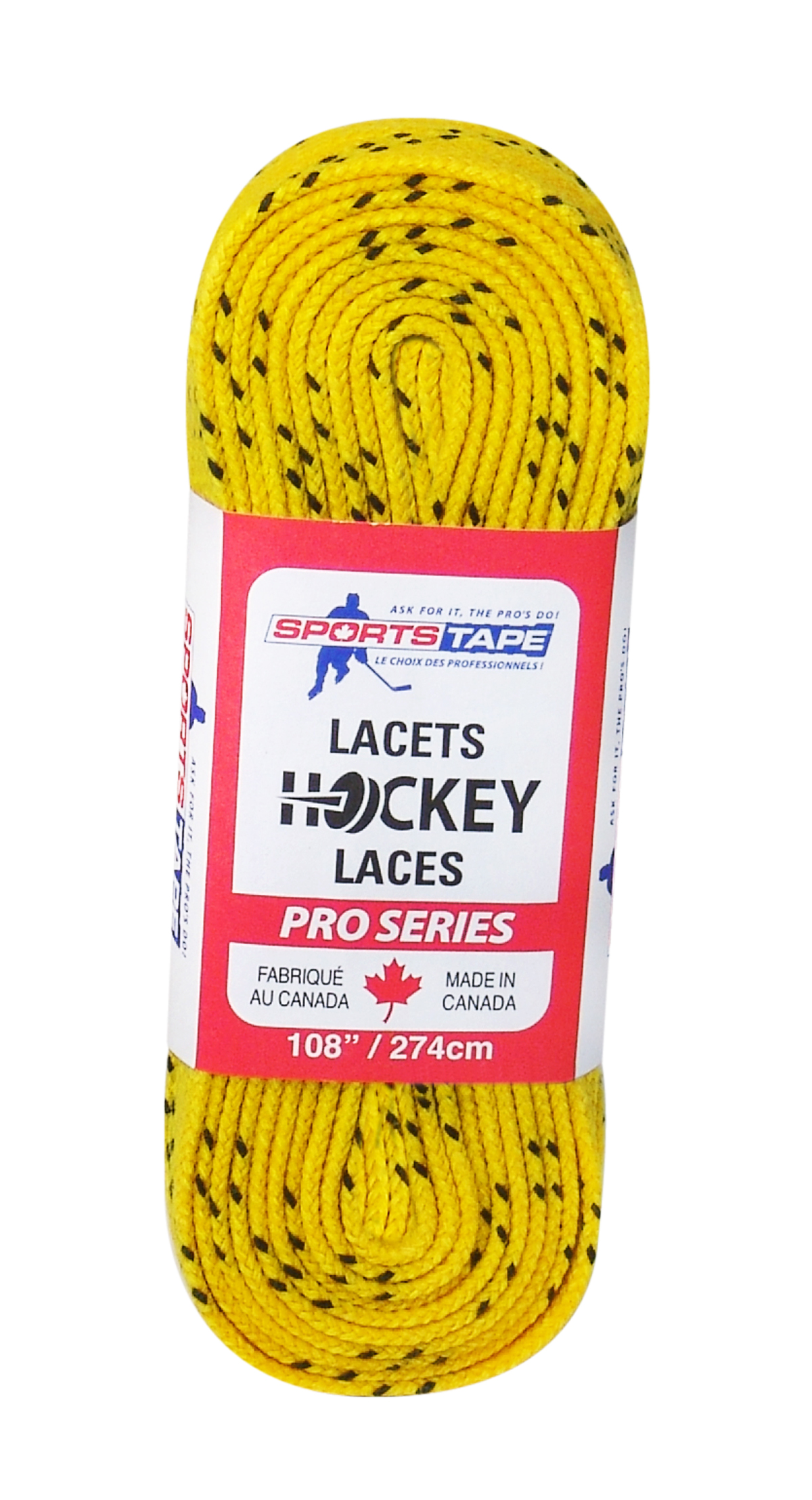 Tkaničky SPORTS. vosk 60W wide waxed žlutá