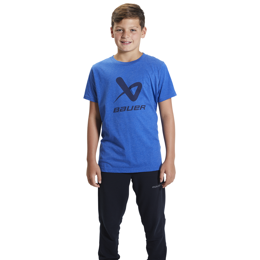 Triko BAUER CORE LOCKUP SS CREW-YTH-BLU (1059730)