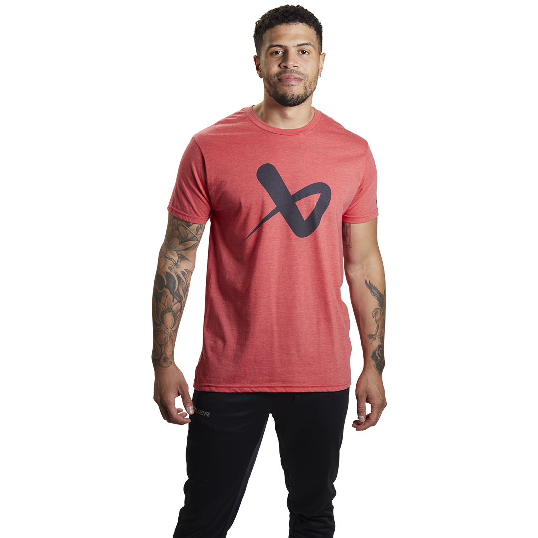 Triko BAUER CORE SS CREW-RED - SR (1059667)