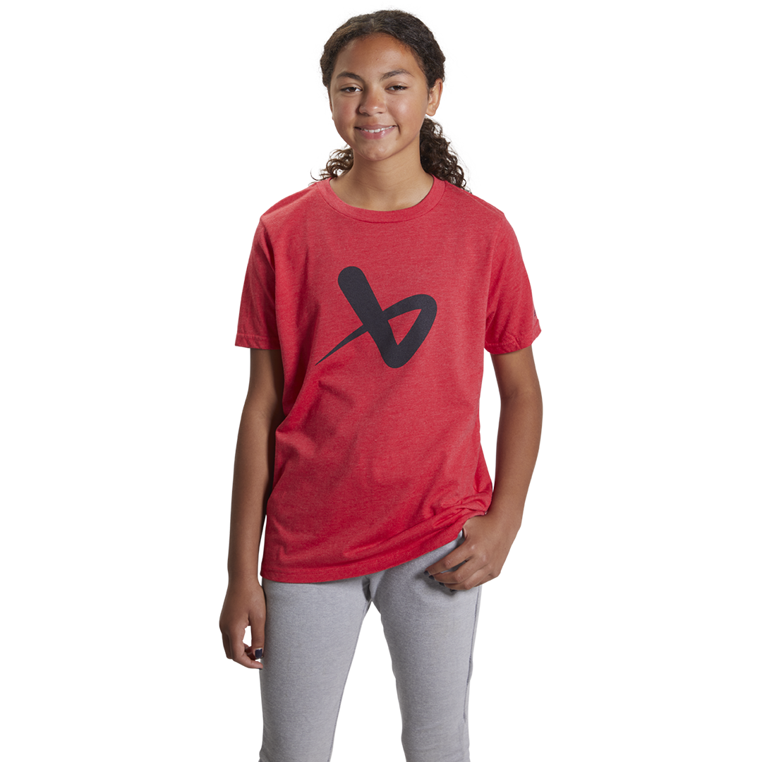 Triko BAUER CORE SS CREW-RED - YTH (1059728)