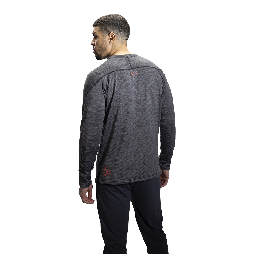 Triko BAUER FLC LS TRAINING TEE - GRAY (1060273)