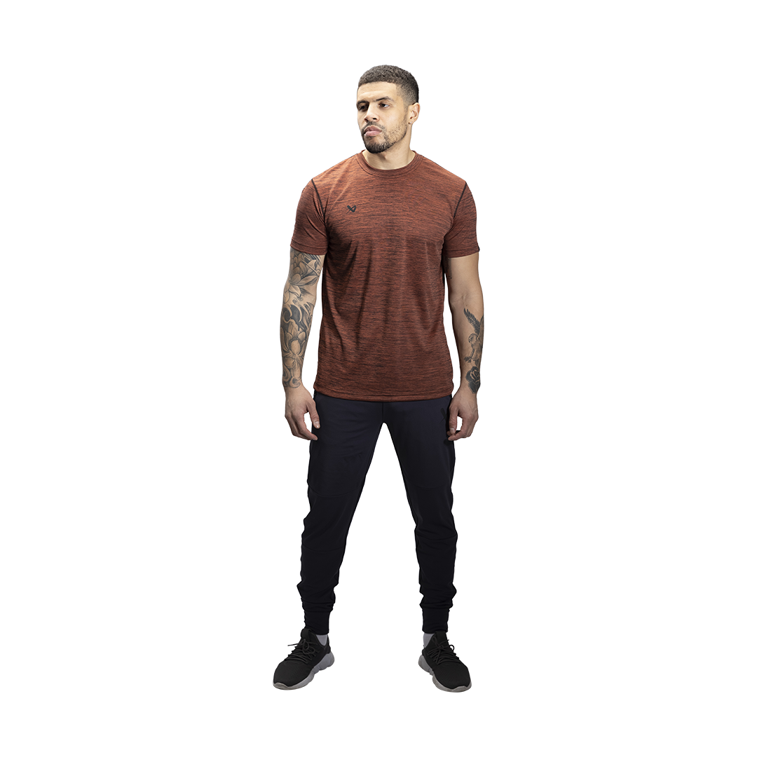 Triko BAUER FLC PERF WARMTH TECH TEE - CAYENNE (1060277)