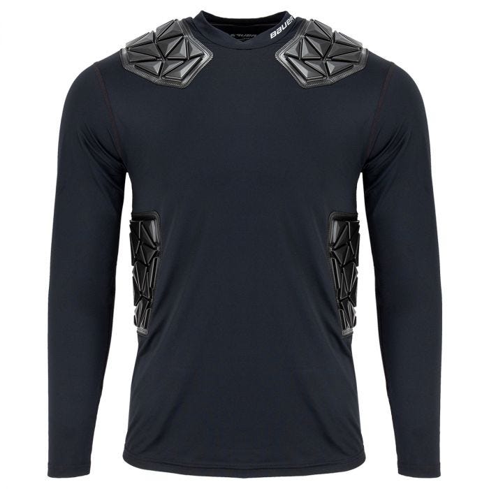 Triko BAUER S20 ELITE PADDED GOALIE LS TOP SR (BLK) (1054747)