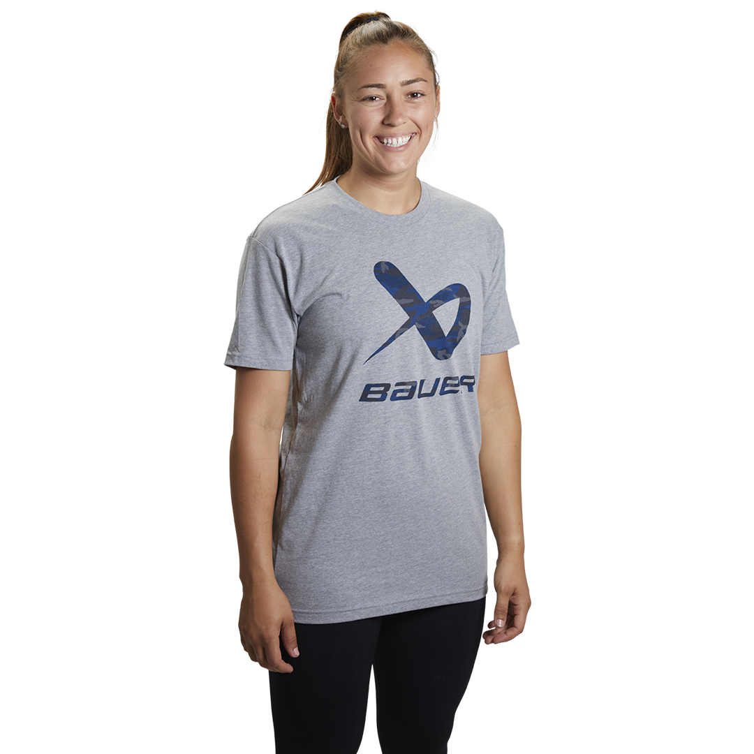 Triko BAUER S22 CAMO LOCKUP TEE-SR-GRY (1059690)