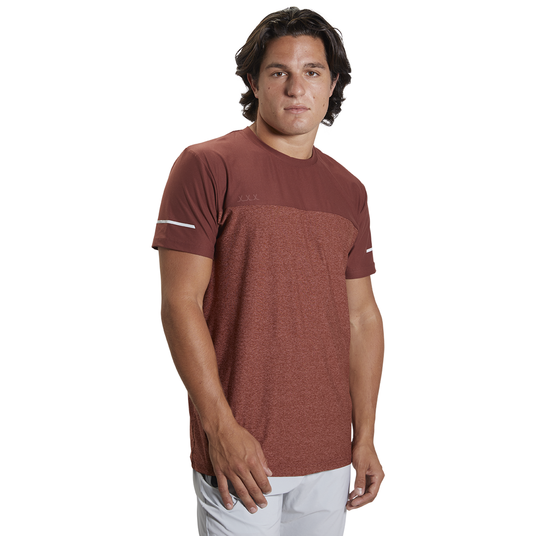 Triko BAUER S22 FLC CLRBLK TRAINING TEE-RUST (1059671)