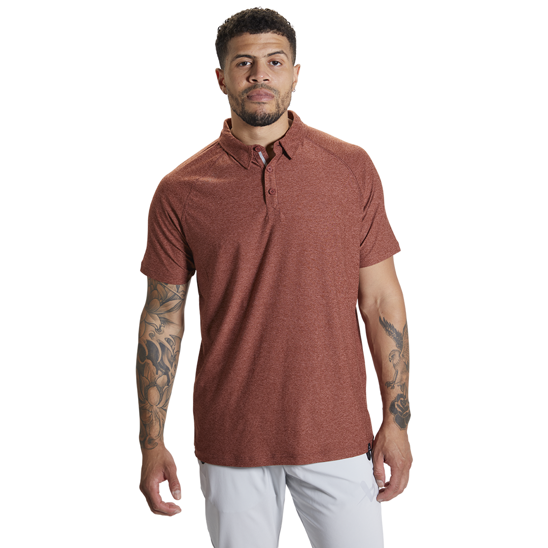 Triko BAUER S22 FLC PERF POLO-RUST (1059684)