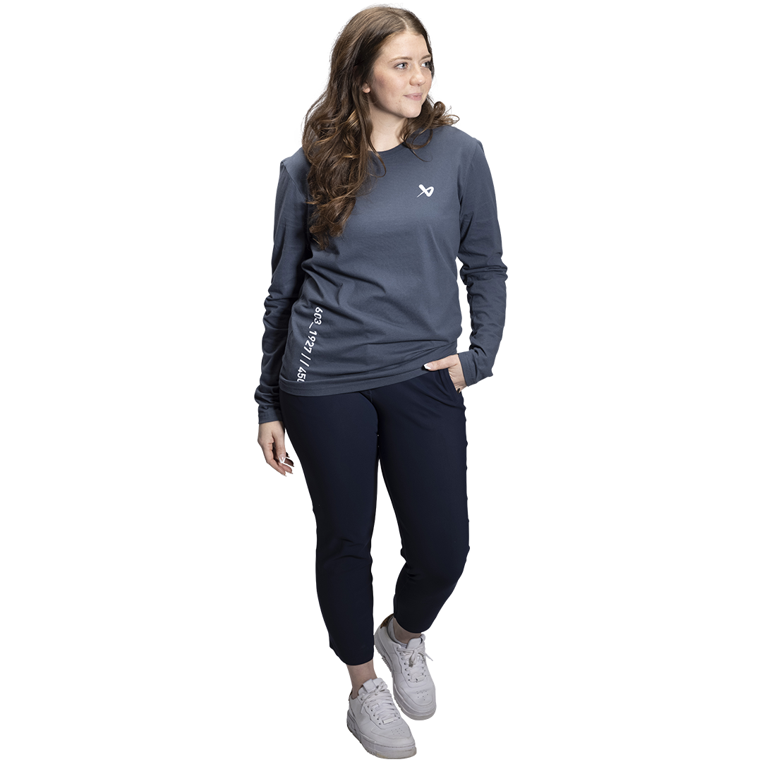 Triko BAUER S22 LS HERITAGE TEE - SR- GRY (1060359)