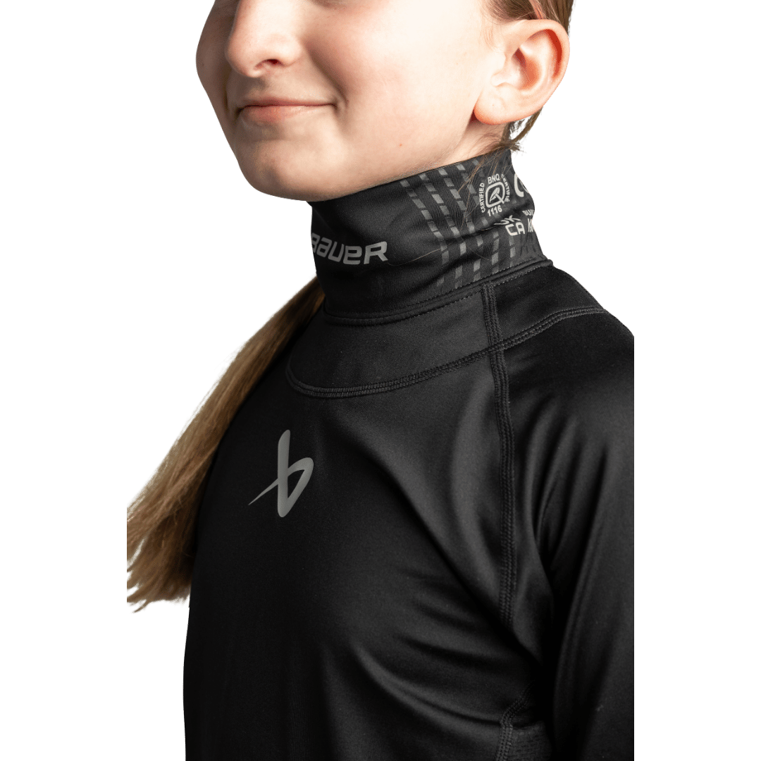 Triko BAUER S22 LS NECKPROTECT-YHT-BLK (1059578)