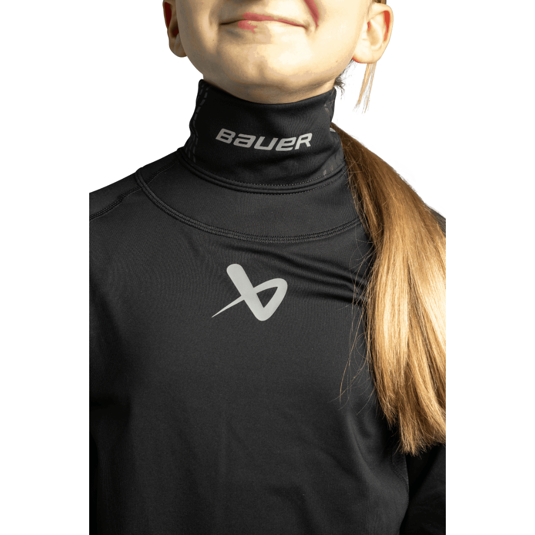 Triko BAUER S22 LS NECKPROTECT-YHT-BLK (1059578)