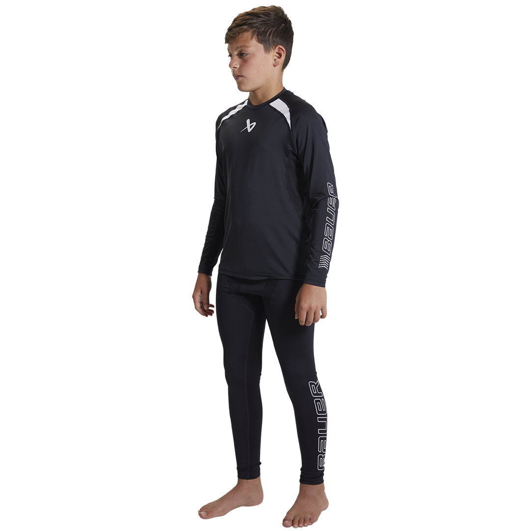 Triko BAUER S22 PERFROMANCE LS BL TOP-YTH-BLK (1058854)