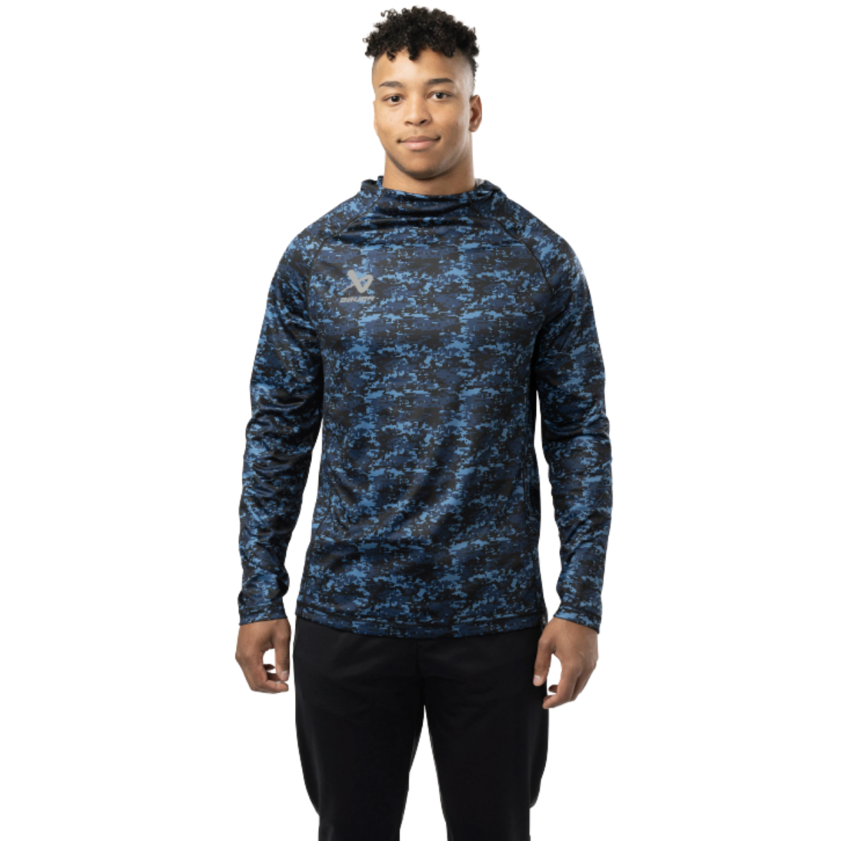 Triko BAUER S23 FLC WARMTH LS TECHTEE-SR-BLU (1062273)