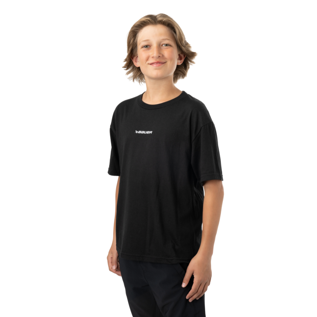 Triko BAUER S24 CORE SS TEE-YTH-BLK (1063417)