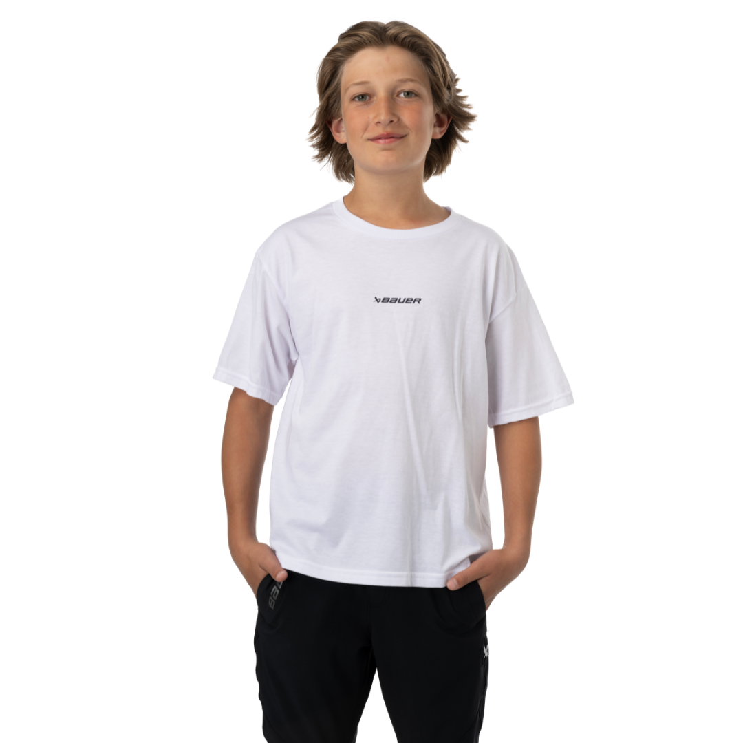 Triko BAUER S24 CORE SS TEE-YTH-WHT (1063420)