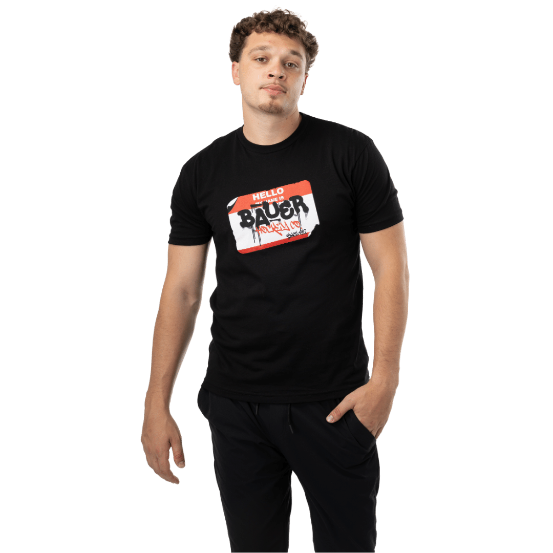 Triko BAUER S24 NAMETAG TEE-SR-BLK (1063392)