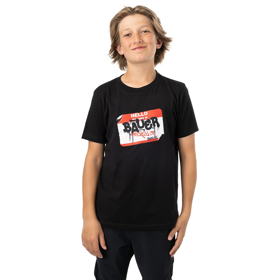 Triko BAUER S24 NAMETAG TEE-YTH-BLK (1063411)