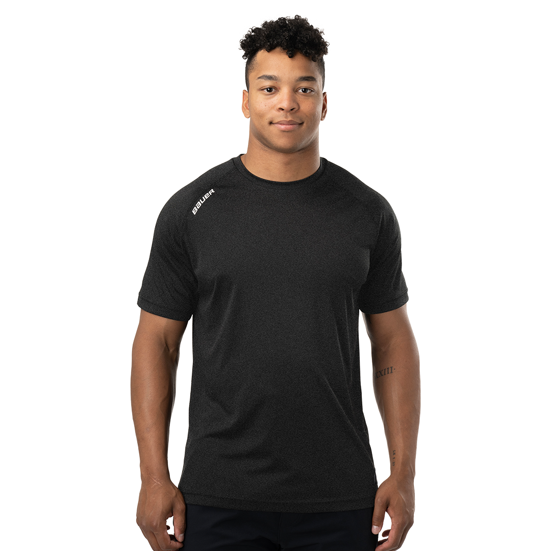 Triko BAUER S24 TEAM SS TECH TEE-SR-BLK (1063253)