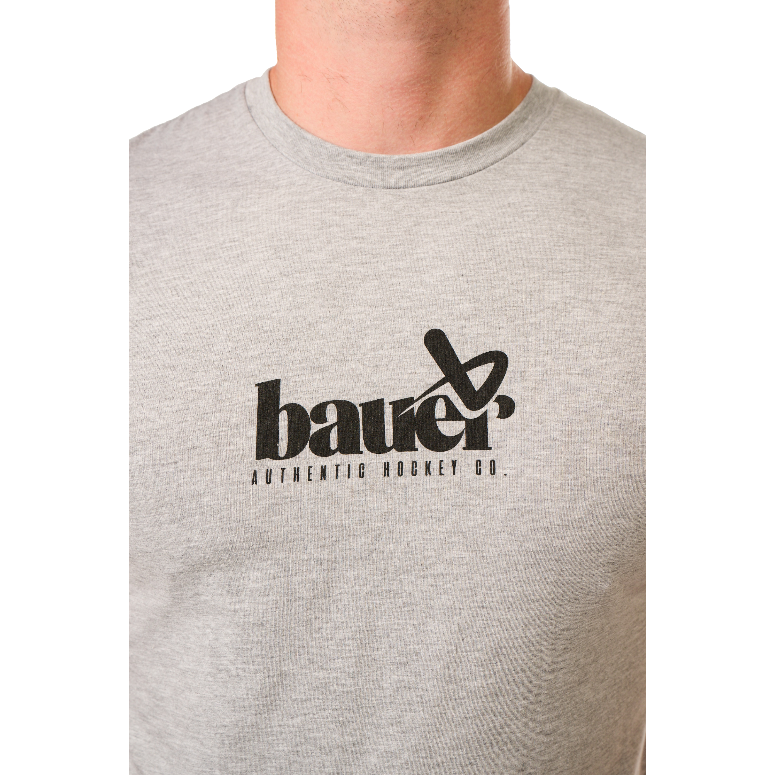 Triko BAUER S25 AUTHENTIC HOCKEY TEE-SR-HGRY (1064691)
