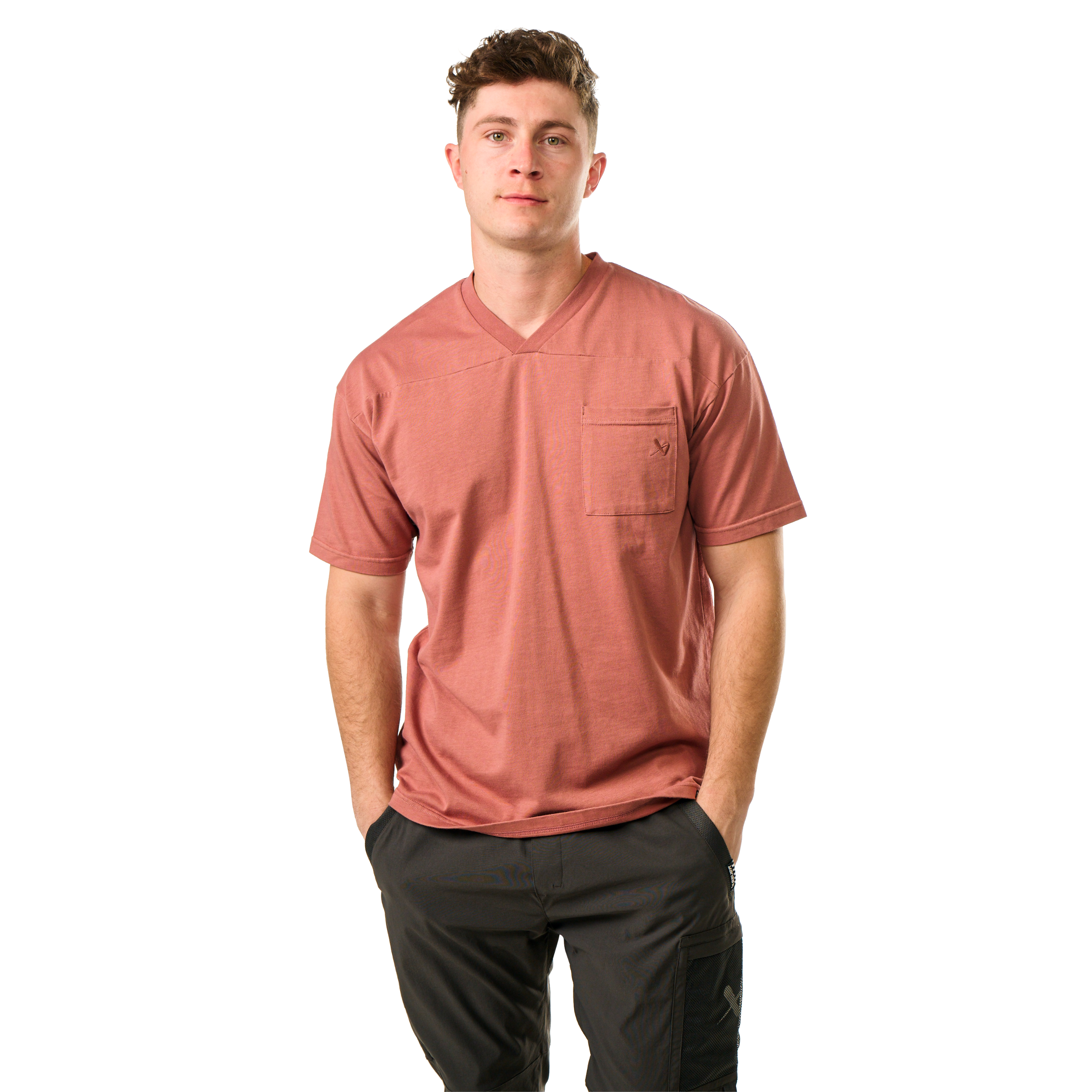 Triko BAUER S25 BOXY POCKET TEE-SR-CLAY (1064676)
