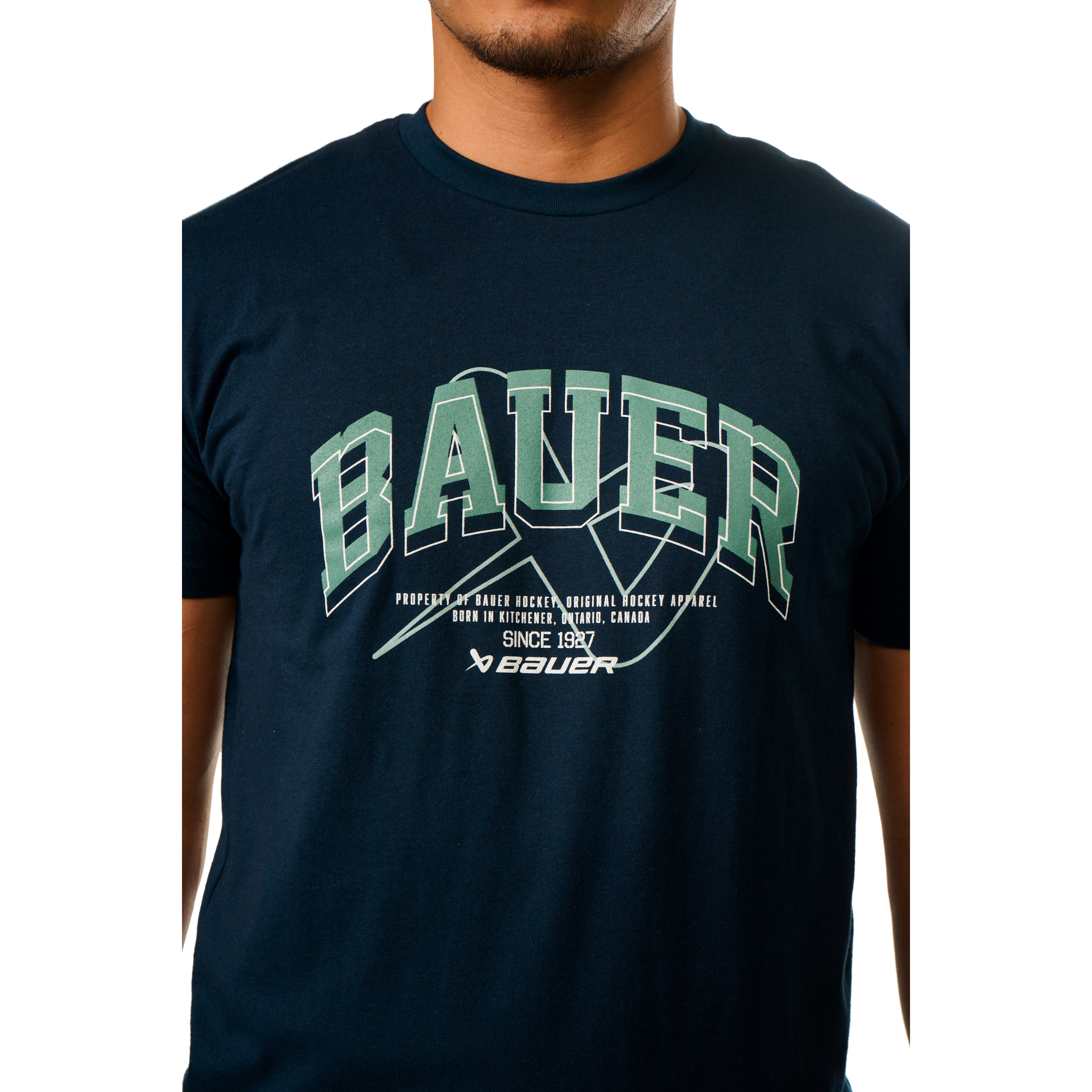 Triko BAUER S25 COLLEGIATE TEE-SR-DK NVY (1064690)