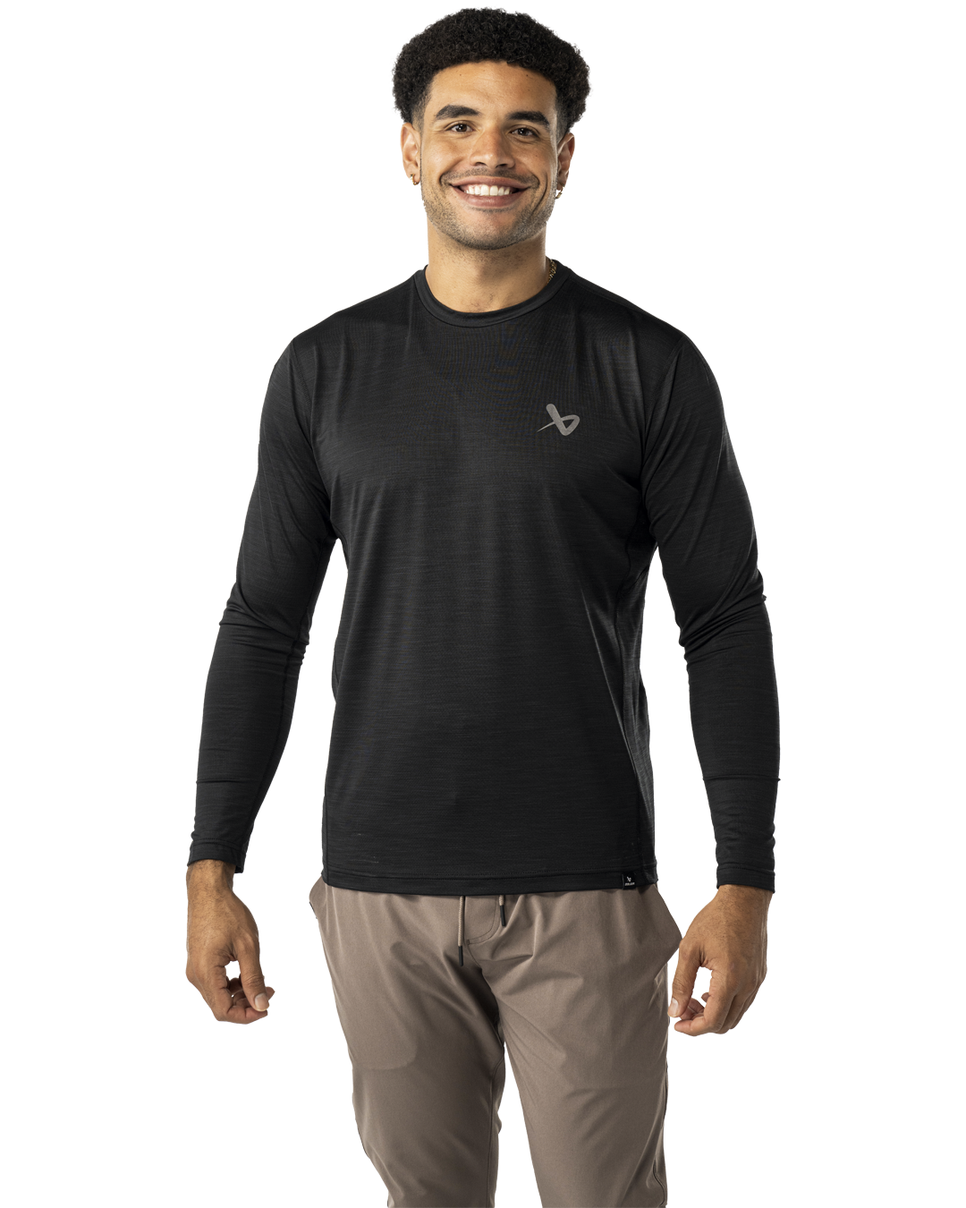Triko BAUER S25 FLC CORE LS TECH TEE-SR-BLK (1065215)
