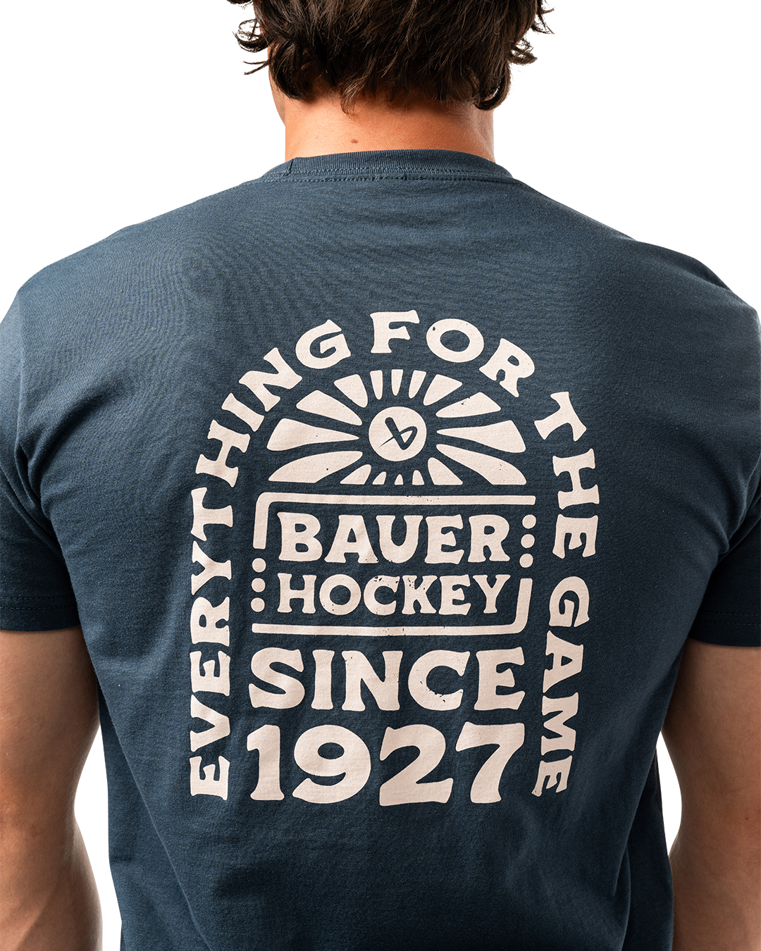 Triko BAUER S25 GRAPHIC TEE-SR-INDIGO (1064727)