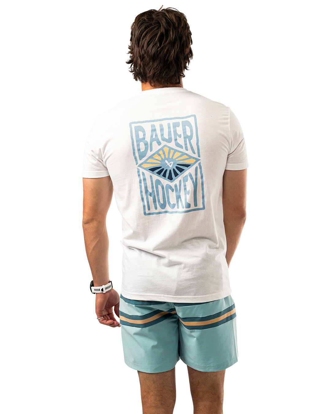 Triko BAUER S25 GRAPHIC TEE-SR-WHITE (1064725)