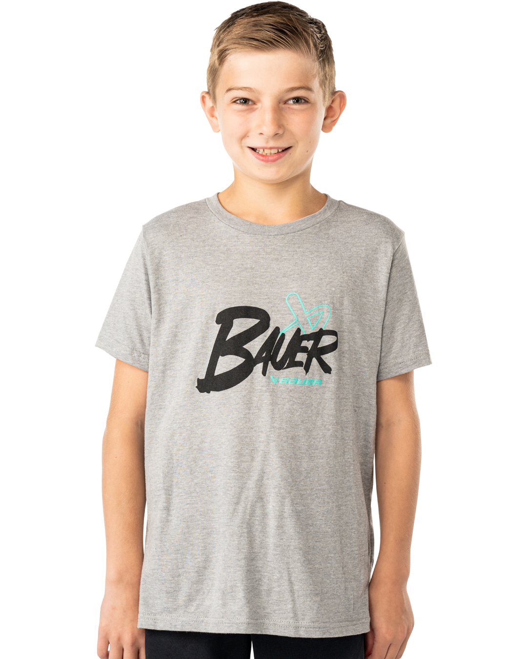 Triko BAUER S25 GRAPHIC TEE-YTH-HGRY (1065121)