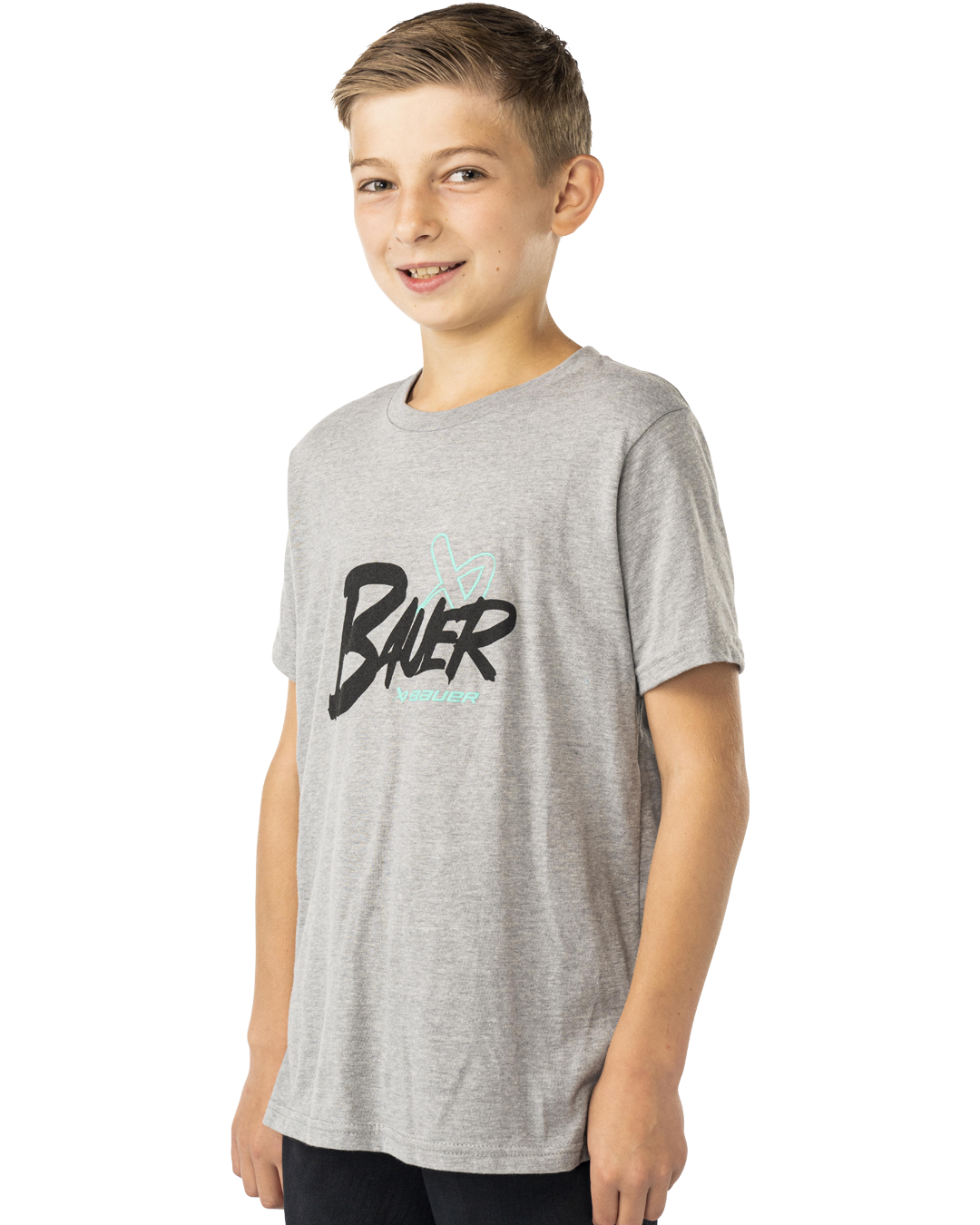 Triko BAUER S25 GRAPHIC TEE-YTH-HGRY (1065121)