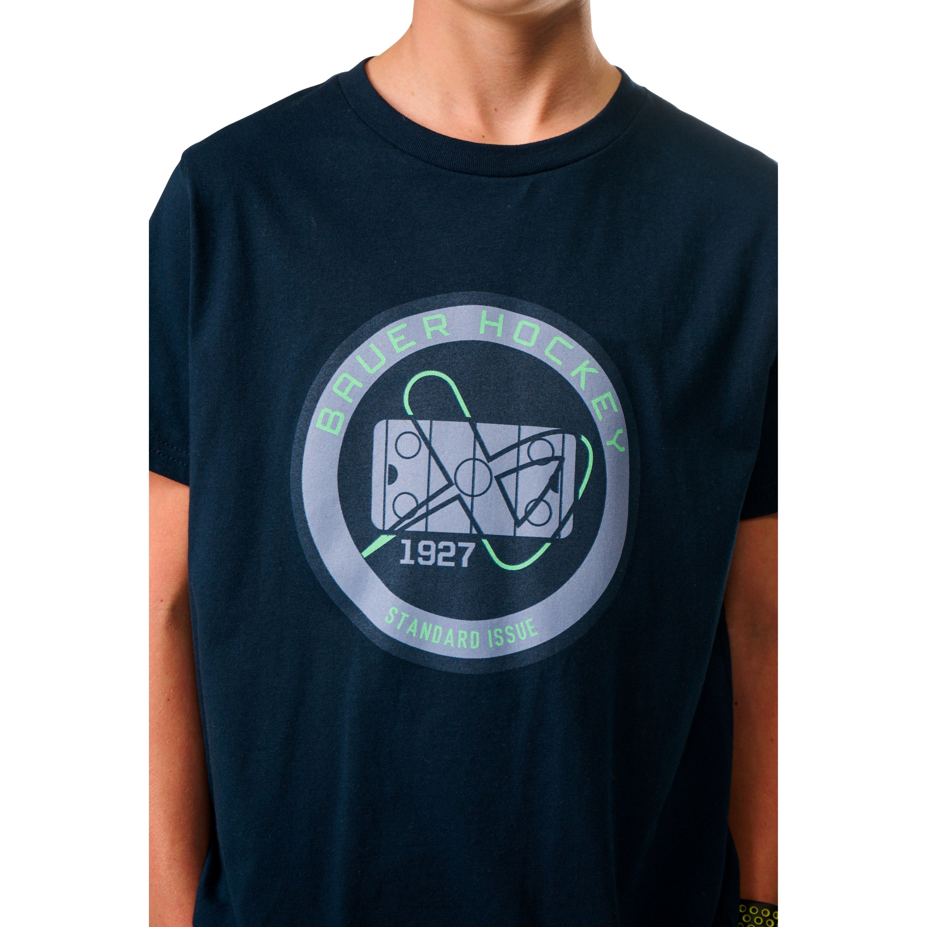 Triko BAUER S25 HOCKEY RINK TEE-YTH-DK NVY (1064743)