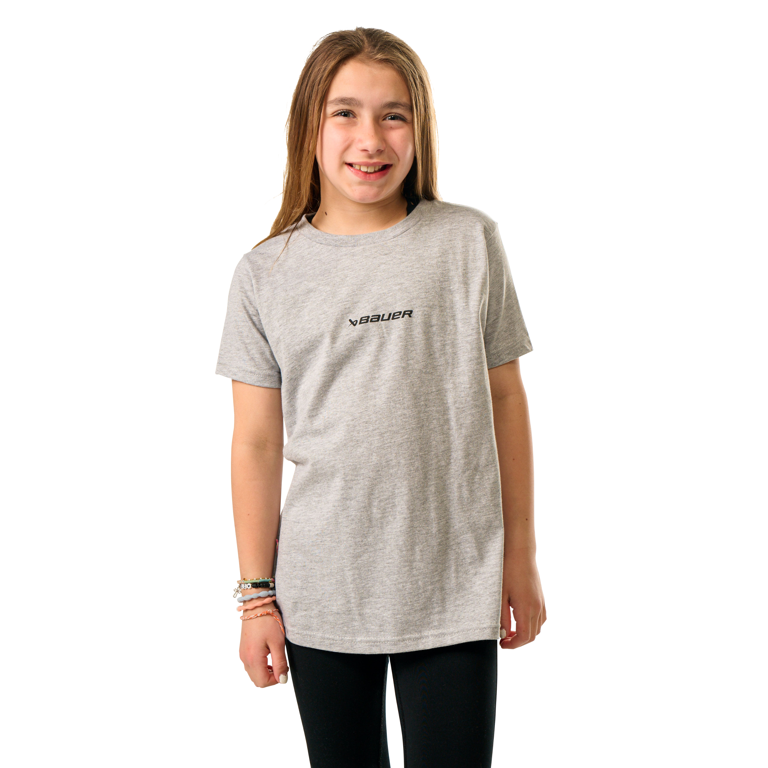 Triko BAUER S25 ICON GRAPHIC TEE TEE-YTH-HGRY (1064745)