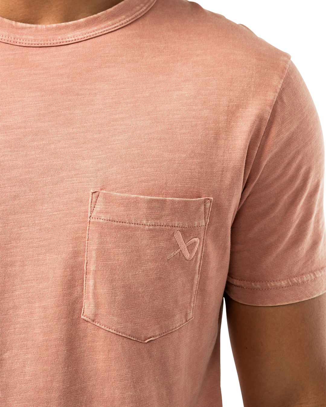 Triko BAUER S25 POCKET TEE-SR-ASH ROSE (1064709)