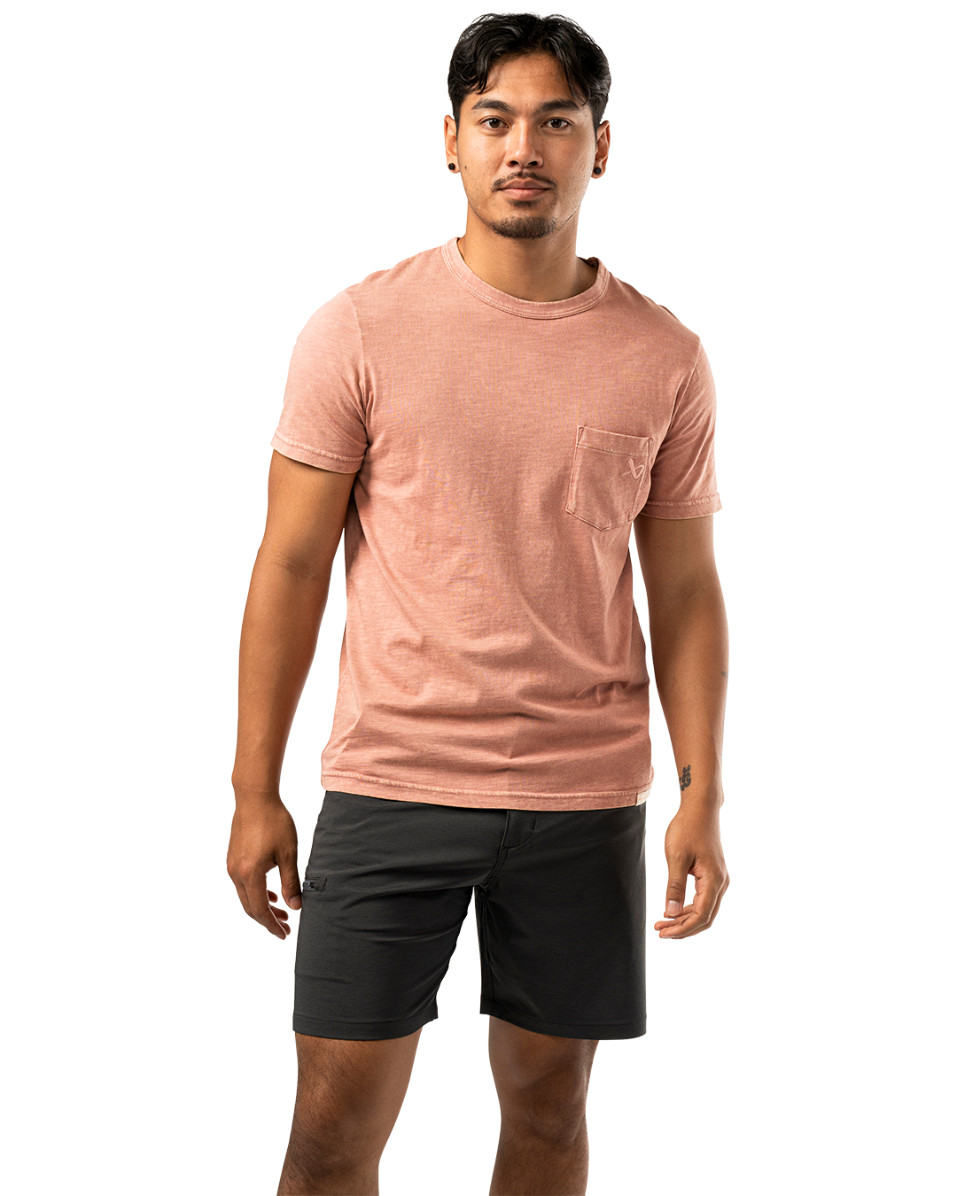 Triko BAUER S25 POCKET TEE-SR-ASH ROSE (1064709)