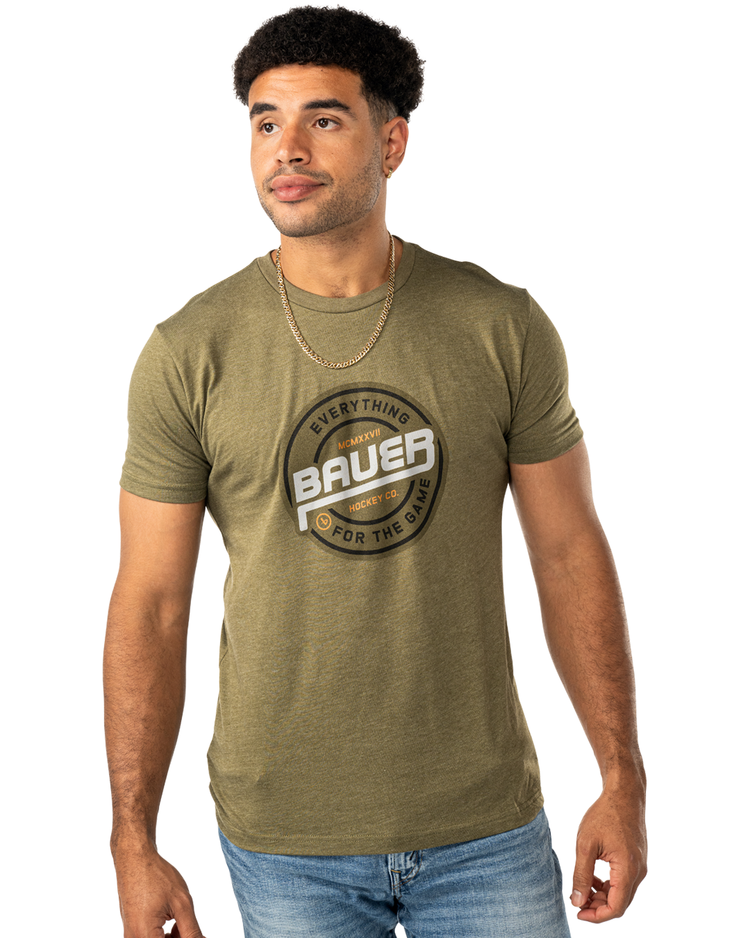 Triko BAUER S25 SS GRAPHIC TEE-SR-GRN (1065651)
