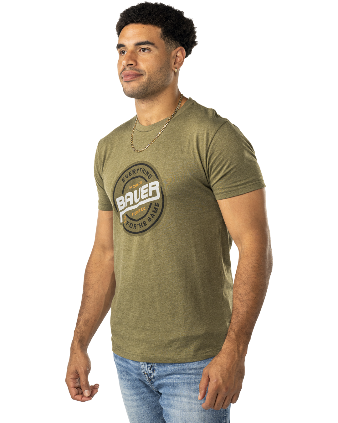 Triko BAUER S25 SS GRAPHIC TEE-SR-GRN (1065651)