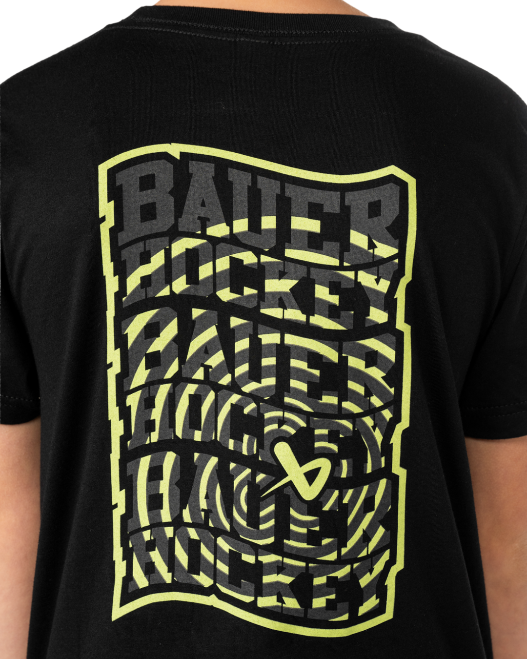 Triko BAUER S25 SS GRAPHIC TEE-YTH-BLK (1065899)