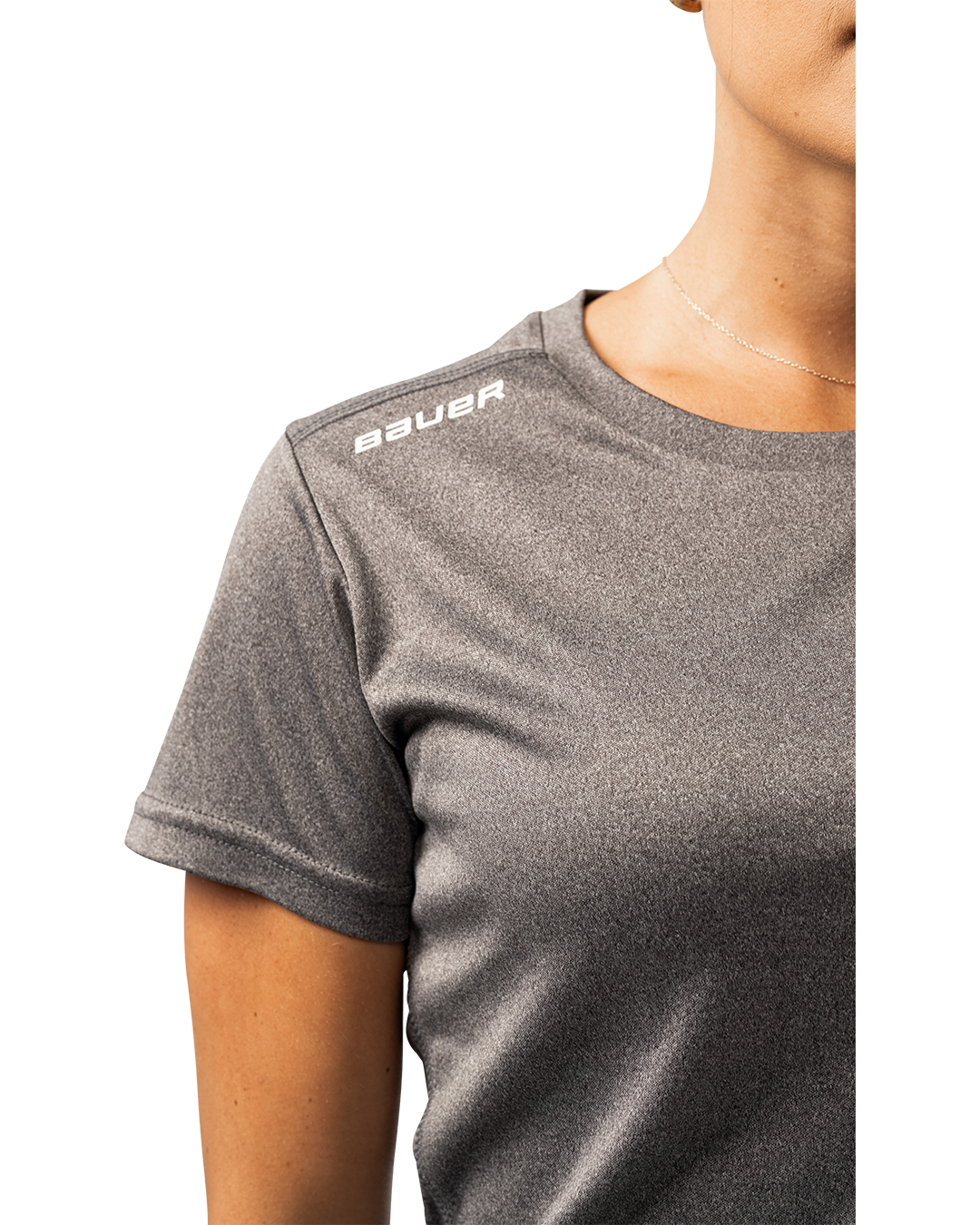 Triko BAUER S25 WMNS TEAM TECH TEE-GRY (1064621)