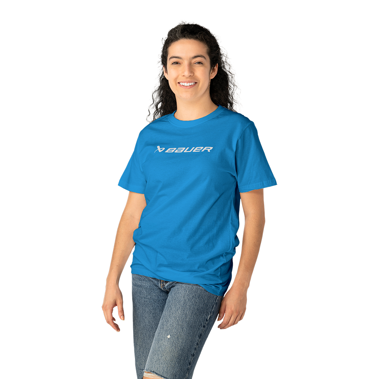 Triko BAUER S26 CORE TEE-SR-BAUER BLUE (1067566)