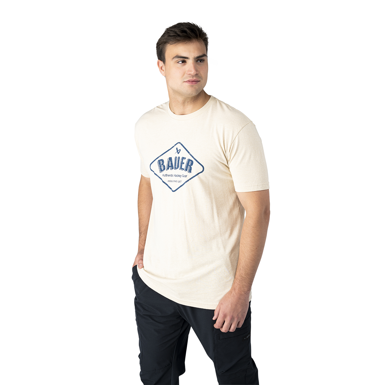 Triko BAUER S26 DIAMOND GRAPHIC TEE-SR (1067574)