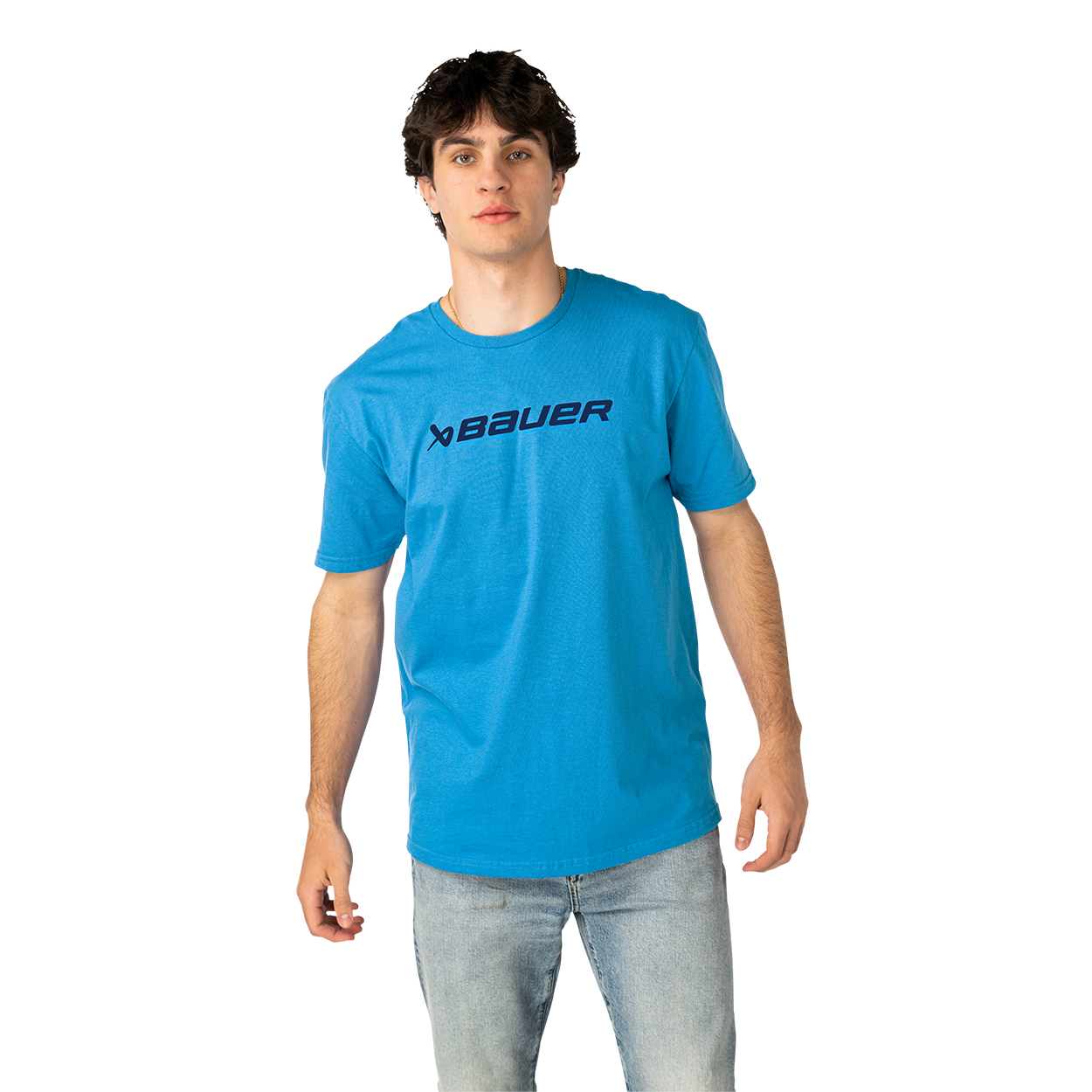 Triko BAUER S26 EVERYDAY TEE-SR-TURQ (1068515)