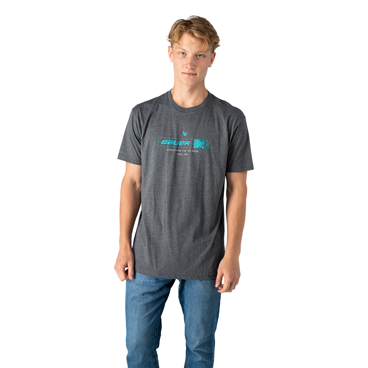 Triko BAUER S26 FUSE GRAPHIC TEE-SR-GRY (1068523)