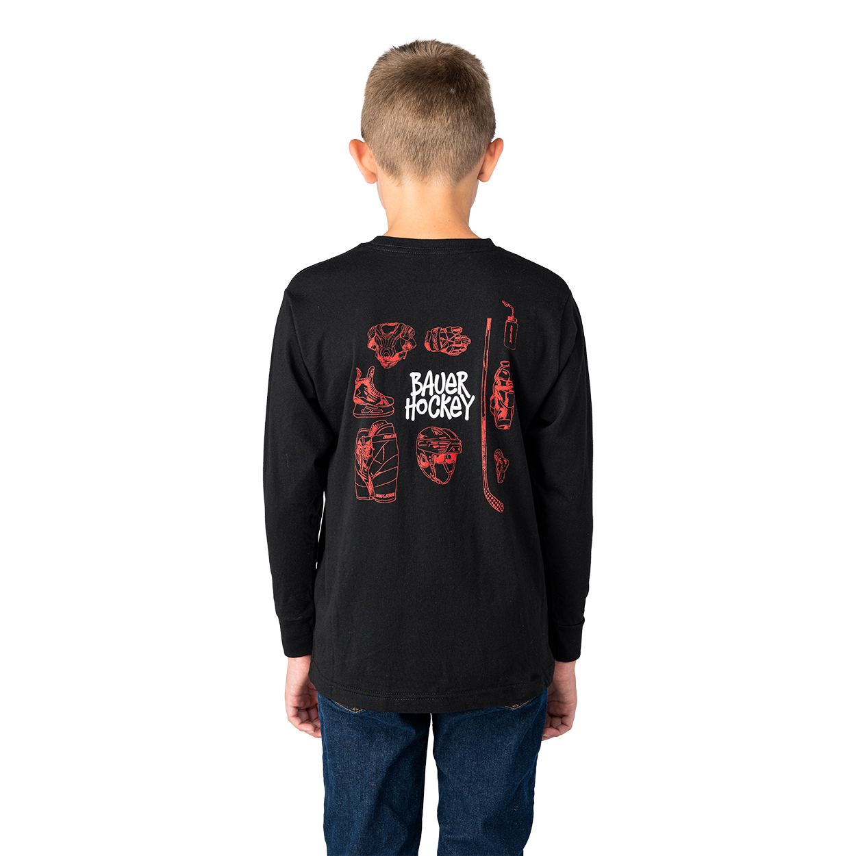 Triko BAUER S26 GEAR GRAPHIC LS TEE-YTH (1067602)