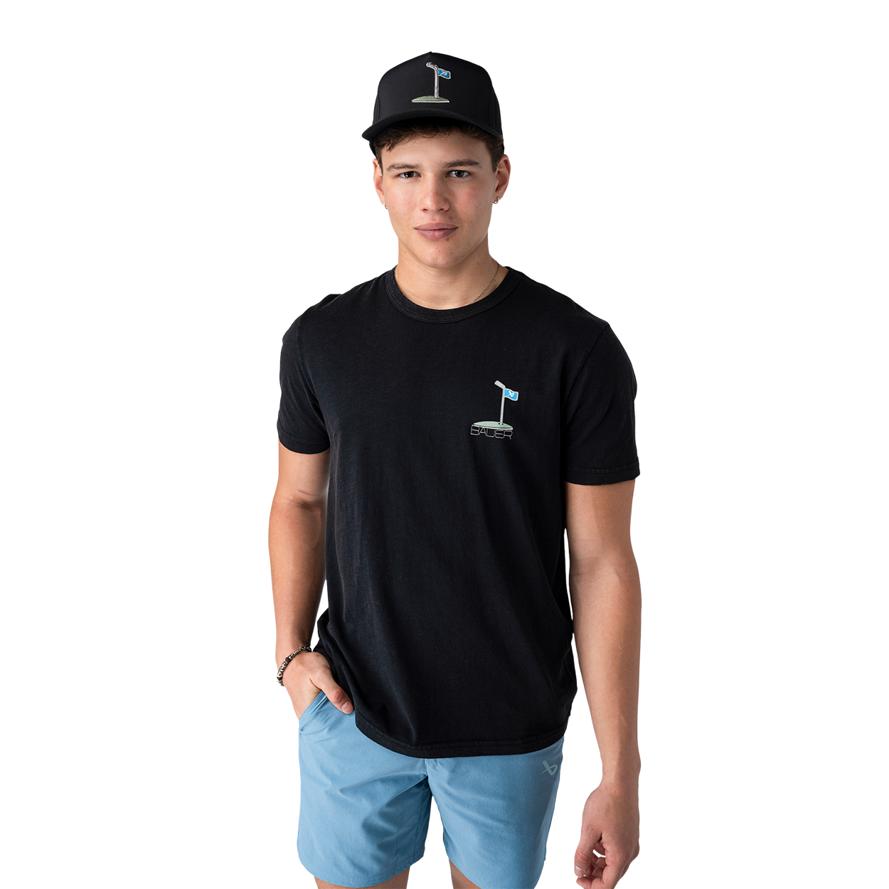 Triko BAUER S26 GOLF GRAPHIC TEE-SR (1067579)