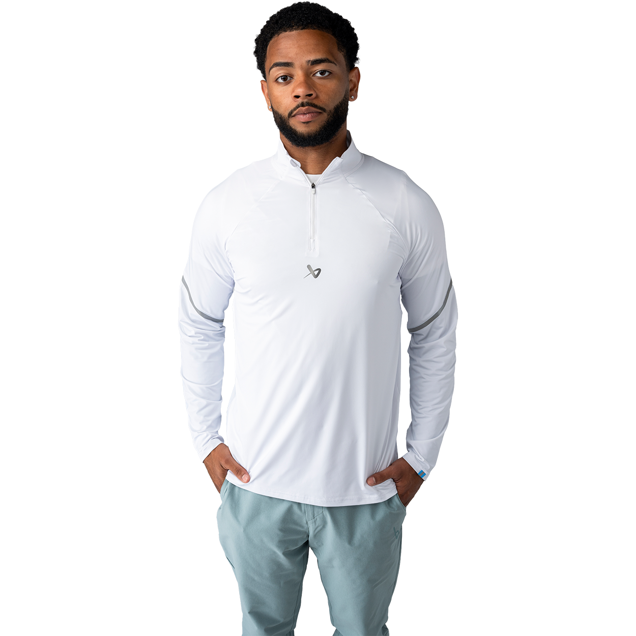 Triko BAUER S26 GOLF LTWT KNIT 1/4 ZIP-SR (1067477)