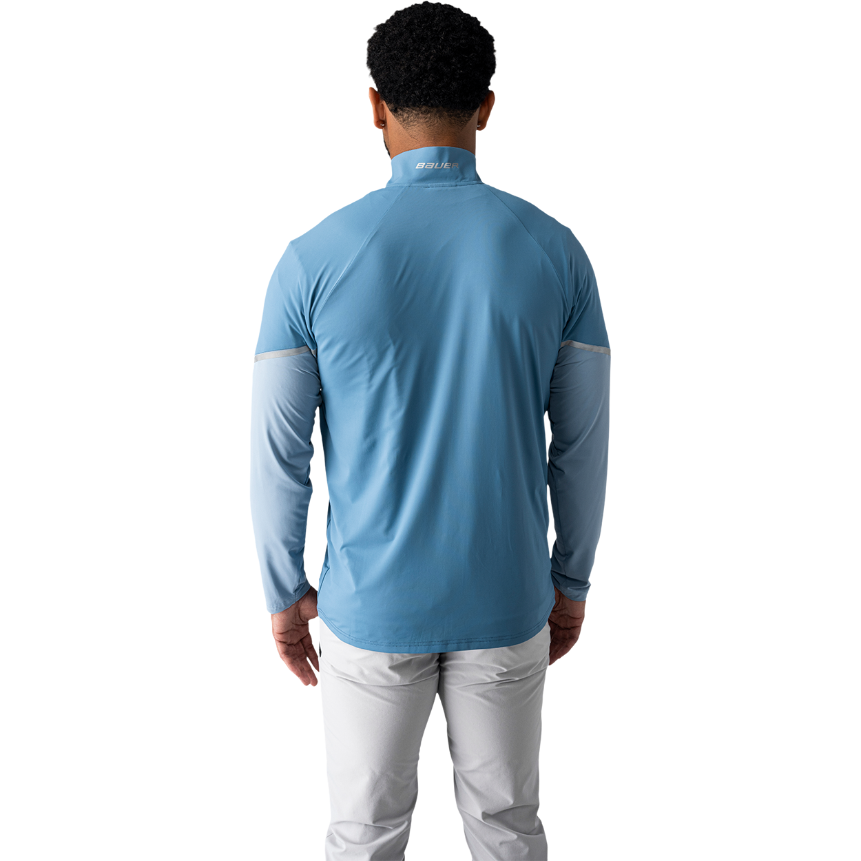 Triko BAUER S26 GOLF LTWT KNIT 1/4 ZIP-SR (1067477)