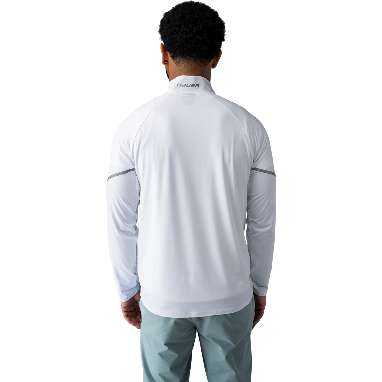 Triko BAUER S26 GOLF LTWT KNIT 1/4 ZIP-SR (1067477)