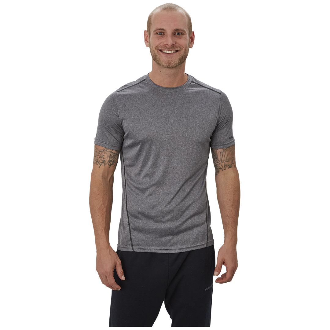 Triko BAUER VAPOR TEAM TECH TEE GRY-SR (1056795)