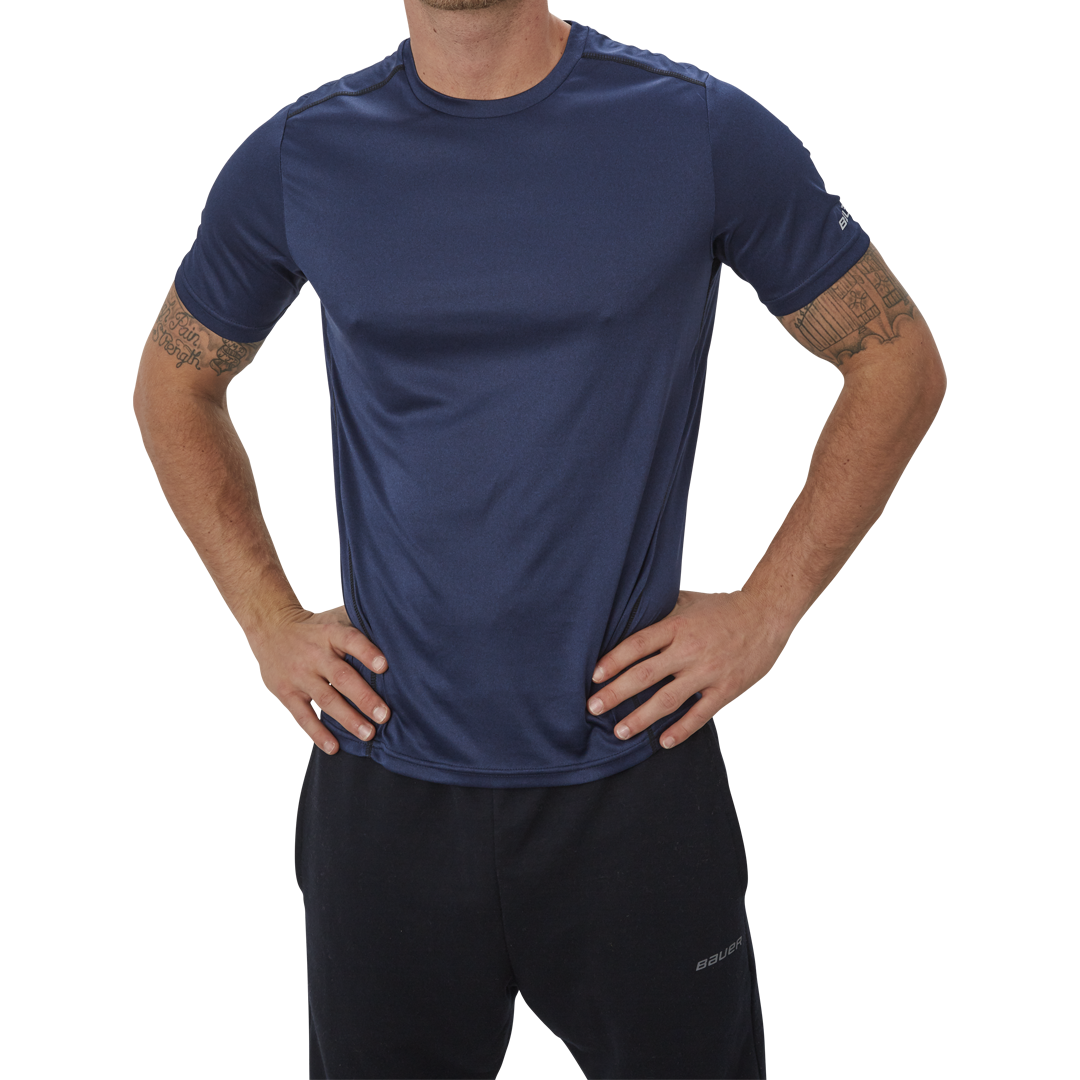 Triko BAUER VAPOR TEAM TECH TEE NAV-YTH (1056816)
