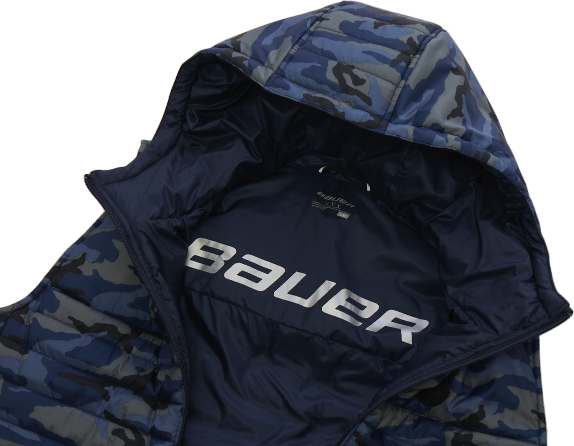 Vesta BAUER FLC HOODED PUFFER VEST-SR-CAMO/COB (1059370)