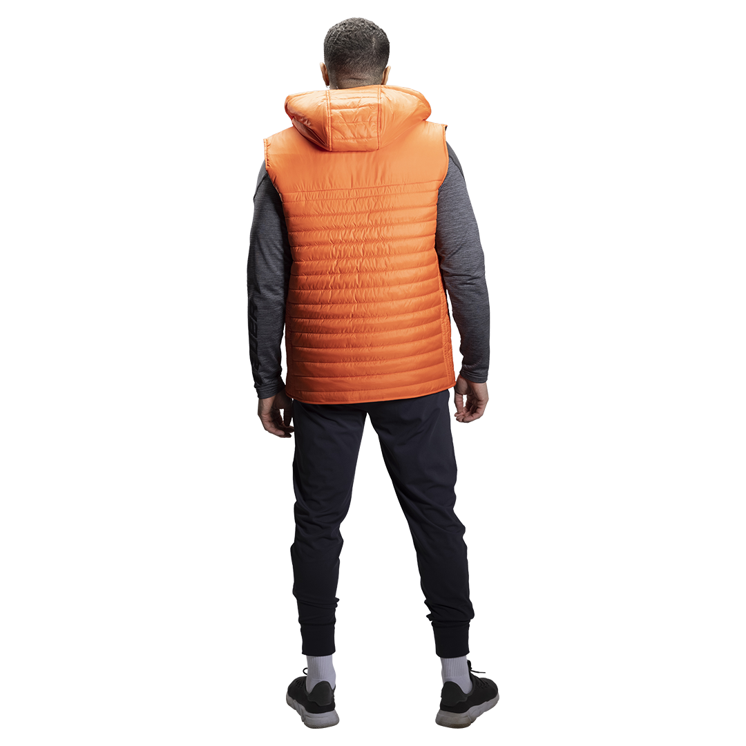 Vesta BAUER FLC HOODED PUFFER VEST-SR-CAYENNE (1060279)